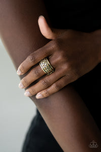 Paparazzi Accessories - Pick Up The Pieces - Brass Ring