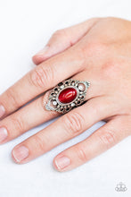Load image into Gallery viewer, Paparazzi Accessories - Elegantly Enchanted - Red Ring
