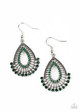 Load image into Gallery viewer, Paparazzi Accessories - Castle Collection - Green Earrings
