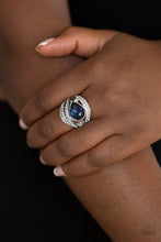 Load image into Gallery viewer, Paparazzi Accessories - Stepping Up The Glam - Blue Ring
