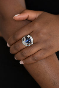 Paparazzi Accessories - Stepping Up The Glam - Blue Ring
