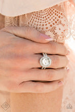 Load image into Gallery viewer, Paparazzi Accessories - Unstoppable Sparkle - White (Bling) Ring

