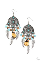 Load image into Gallery viewer, Paparazzi Accessories - Desert Plains - Blue (Turquoise) Earrings
