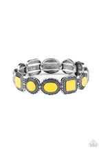 Load image into Gallery viewer, Paparazzi Accessories - Vividly Vintage - Yellow Bracelet
