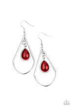 Load image into Gallery viewer, Paparazzi Accessories - Ethereal Elegance - Red Earrings
