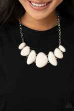 Load image into Gallery viewer, Paparazzi Accessories - Primitive - White Necklace
