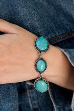 Load image into Gallery viewer, Paparazzi Accessories - River View - Turquoise (Blue) Bracelet
