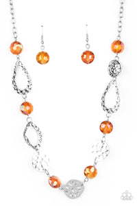 Paparazzi Accessories - High Fashion Fashionista - Orange Necklace