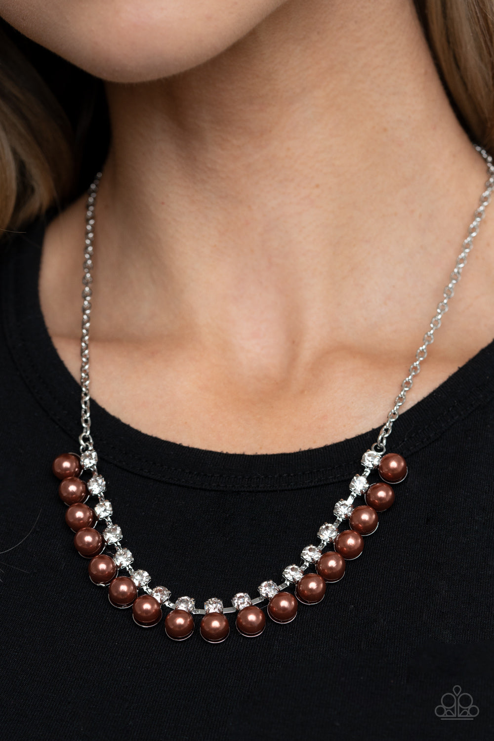 Paparazzi Accessories - Frozen In Timeless - Brown Necklace