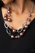Load image into Gallery viewer, Paparazzi Accessories - High Roller Status - Brown Necklace
