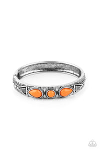 Paparazzi Accessories - Radiant Ruins - Orange Bracelet