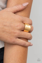 Load image into Gallery viewer, Paparazzi Accessories - Check Your Reflection - Gold Ring
