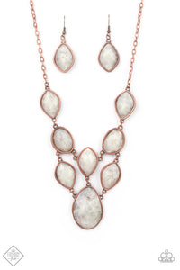 Paparazzi Accessories - Opulently Oracle - Copper Necklace