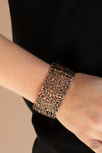 Load image into Gallery viewer, Paparazzi Accessories - Verdantly Vintage - Copper Bracelet
