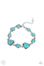 Load image into Gallery viewer, Paparazzi Accessories - Eco-Friendly Fashionista - Blue (Turquoise) Bracelet
