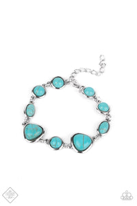 Paparazzi Accessories - Eco-Friendly Fashionista - Blue (Turquoise) Bracelet