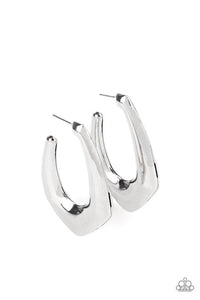 Paparazzi Accessories - Find Your Anchor - Silver Earrings