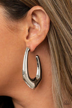 Load image into Gallery viewer, Paparazzi Accessories - Find Your Anchor - Silver Earrings
