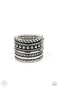 Paparazzi Accessories - Stacked Odds - Silver Ring
