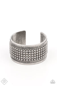 Paparazzi Accessories - Bronco Bust - Silver Cuff Bracelet