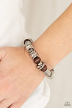Load image into Gallery viewer, Paparazzi Accessories - Exploring The Elements - Brown Bracelet
