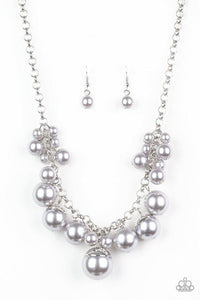 Paparazzi Accessories - Broadway Belle - Silver Necklace