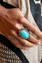 Load image into Gallery viewer, Paparazzi Accessories - Canyon Sanctuary - Blue (Turquoise) Ring
