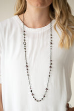 Load image into Gallery viewer, Paparazzi Accessories  - Make An Appearance None - Black (Gunmetal) Necklace
