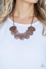 Load image into Gallery viewer, Paparazzi Accessories - Industrial Wave - Copper Necklace
