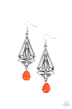 Load image into Gallery viewer, Paparazzi Accessories - Transcendent Trendsetter - Orange Earrings
