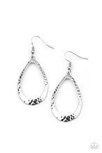 Load image into Gallery viewer, Paparazzi Accessories - Bevel-headed Brillance - Silver Earrings
