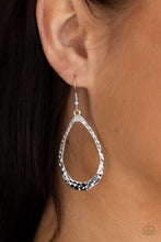 Load image into Gallery viewer, Paparazzi Accessories - Bevel-headed Brillance - Silver Earrings
