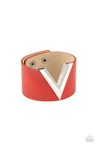 Paparazzi Accessories - Claws Out - Red Bracelet