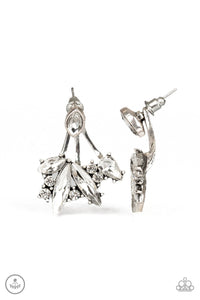 Paparazzi Accessories - Deco Dynamite - White (Bling) Post Earrings