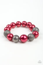 Load image into Gallery viewer, Paparazzi Accessories  - Humble Hustle - Red Bracelet

