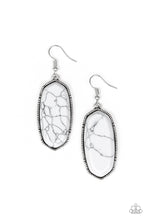 Load image into Gallery viewer, Paparazzi Accessories - Stone Quest - White Earrings

