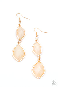 Paparazzi Accessories - The Oracle Has Spoken - Gold Earrings