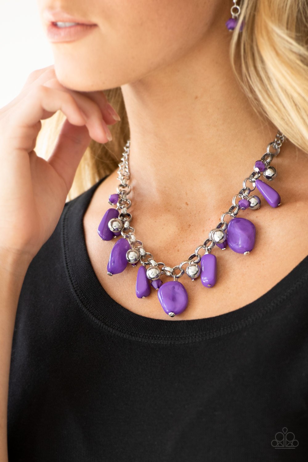 Paparazzi Accessories - Grand Canyon Grotto - Purple Necklace