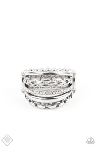 Paparazzi Accessories - Link Out Loud - Silver Ring