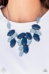 Paparazzi Accessories - Date Night Nouveau - Blue Necklace