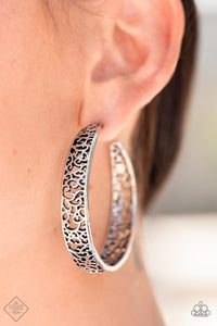 Paparazzi Accessories - Garden For Two - Silver Earrings