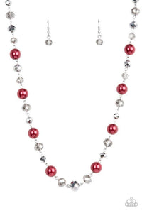 Paparazzi Accessories - Decked Out Dazzle - Red Necklace