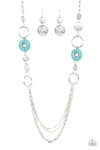 Load image into Gallery viewer, Paparazzi Accessories - Grounded Glamour - Blue ( Turquoise) Necklace
