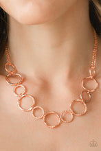 Load image into Gallery viewer, Paparazzi Accessories - Circus Show - Copper Shiny Necklace
