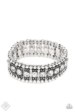 Load image into Gallery viewer, Paparazzi Accessories - Ritzy Reboot - White (Bling) Bracelet
