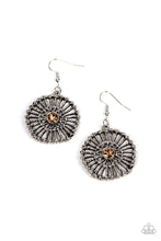 Load image into Gallery viewer, Paparazzi Accessories - Tangible Twinkle - Brown Earrings
