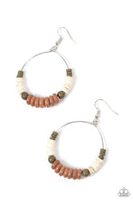 Load image into Gallery viewer, Paparazzi Accessories - Earthy Esteem - Brown Earrings
