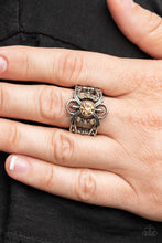 Load image into Gallery viewer, Paparazzi Accessories - We Wear Crowns Here - Brown Ring
