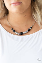 Load image into Gallery viewer, Paparazzi Accessories - The Big Leaguer - Black Necklace
