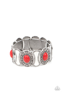 Paparazzi Accessories - Desert Relic - Red Bracelet